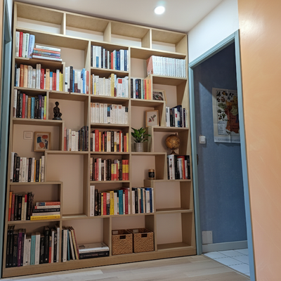Bibliothèque en MDF
