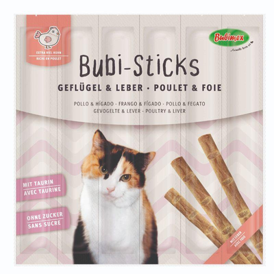 Bubi Sticks, volaille/foie, 30g