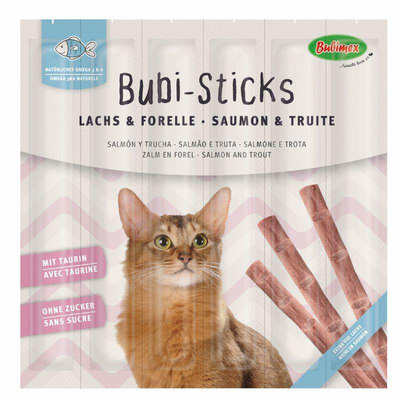 Bubi Sticks au saumon, 30g