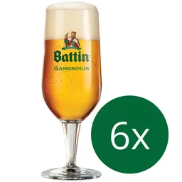 VERRES A PIEDS BATTIN 30cl x6