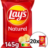 CHIPS LAY'S SEL NATUREL 20x145g
