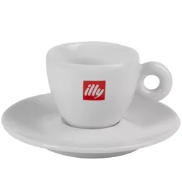 TASSES ET SOUCOUPES EXPRESSO ILLY x12