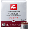 ILLY INTENSO CAPSULES POUR MACHINE ILLY 18pcs