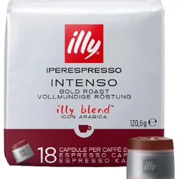 ILLY INTENSO CAPSULES POUR MACHINE ILLY 18pcs