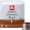 ILLY ARABICA DU BRESIL CAPSULES POUR MACHINE ILLY 18Pcs