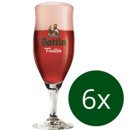 VERRES A PIEDS BATTIN 25cl x6
