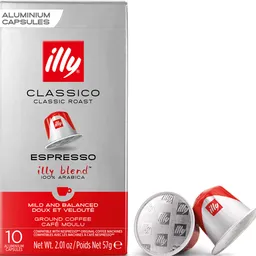 ILLY CLASSICO 10pcs (COMPATIBLES MACHINES NESPRESSO)