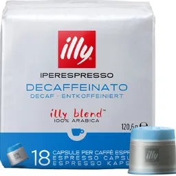 ILLY DÉCAFÉINÉ CAPSULES POUR MACHINE ILLY 18pcs