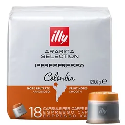 ILLY HOME COLOMBIA CAPSULES POUR MACHINE ILLY 18pcs