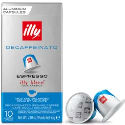 ILLY DECAFÉINÉ 10PCS (COMPATIBLES MACHINES NESPRESSO)