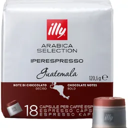 ILLY ARABICA DU GUATEMALA CAPSULES POUR MACHINE ILLY 18pcs