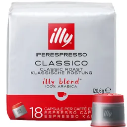 ILLY CLASSICO CAPSULES POUR MACHINE ILLY 18pcs