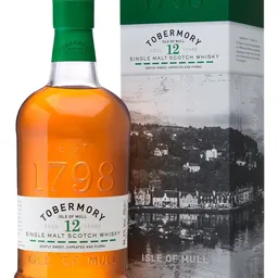 WHISKY TOBERMORY 12 ANS HIGHLANDS-MULL 46.3° 70cl