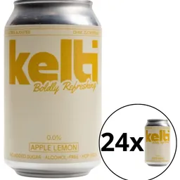 LIMONADE KELTI APPLE CANS 24x33cl