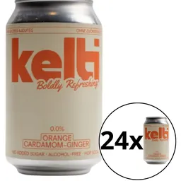 LIMONADE KELTI ORANGE CANS 24x33cl