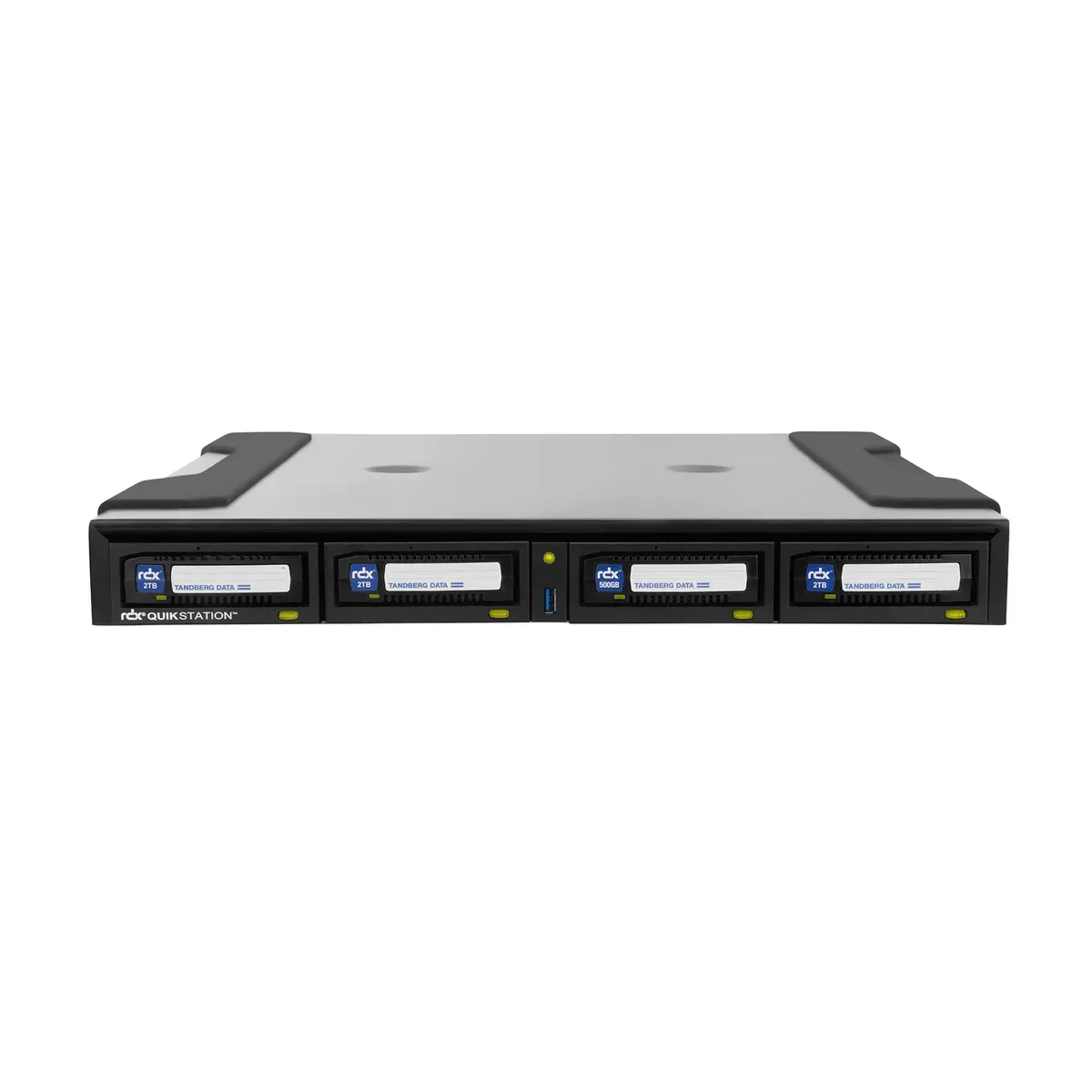 Tandberg Data O-T RDX QuikStation 4 DT, 4 baies, 4 x 1 Gb Ethernet, baie de lecteurs amovibles, desktop