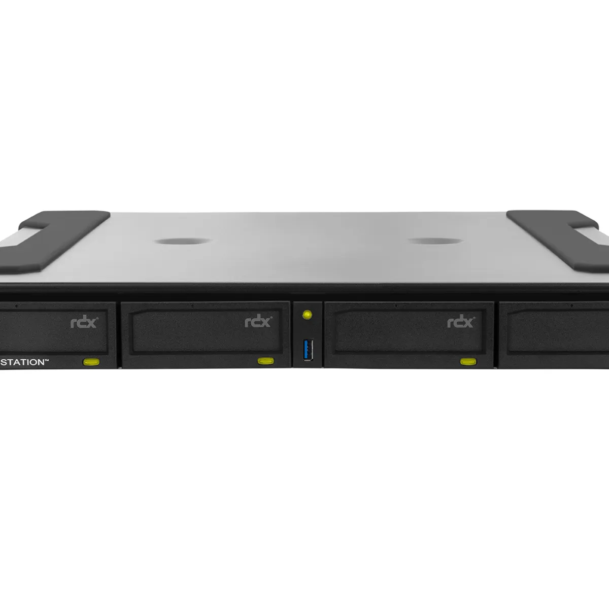 Tandberg Data O-T RDX QuikStation 4 RM, 4 baies, 4 x 1 Go Ethernet, baie de lecteur amovible, desktop 1U