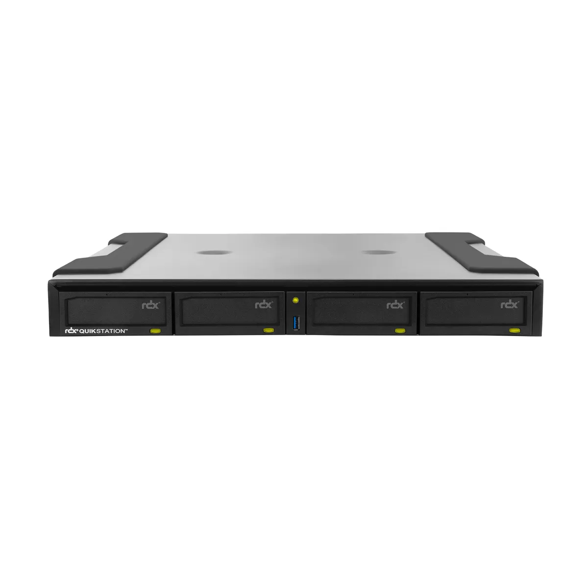Tandberg Data O-T RDX QuikStation 4 RM, 4 baies, 4 x 1 Go Ethernet, baie de lecteur amovible, desktop 1U