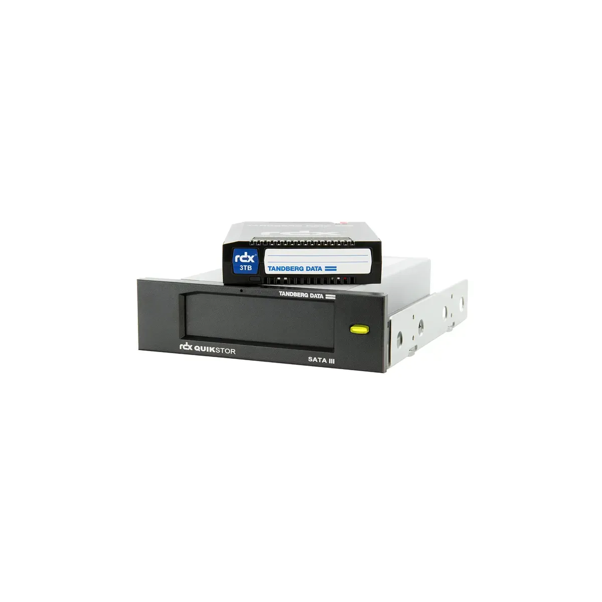 Tandberg Data O-T Lecteur interne RDX, noir, interface SATA III (façade 5,25") — image produit 6