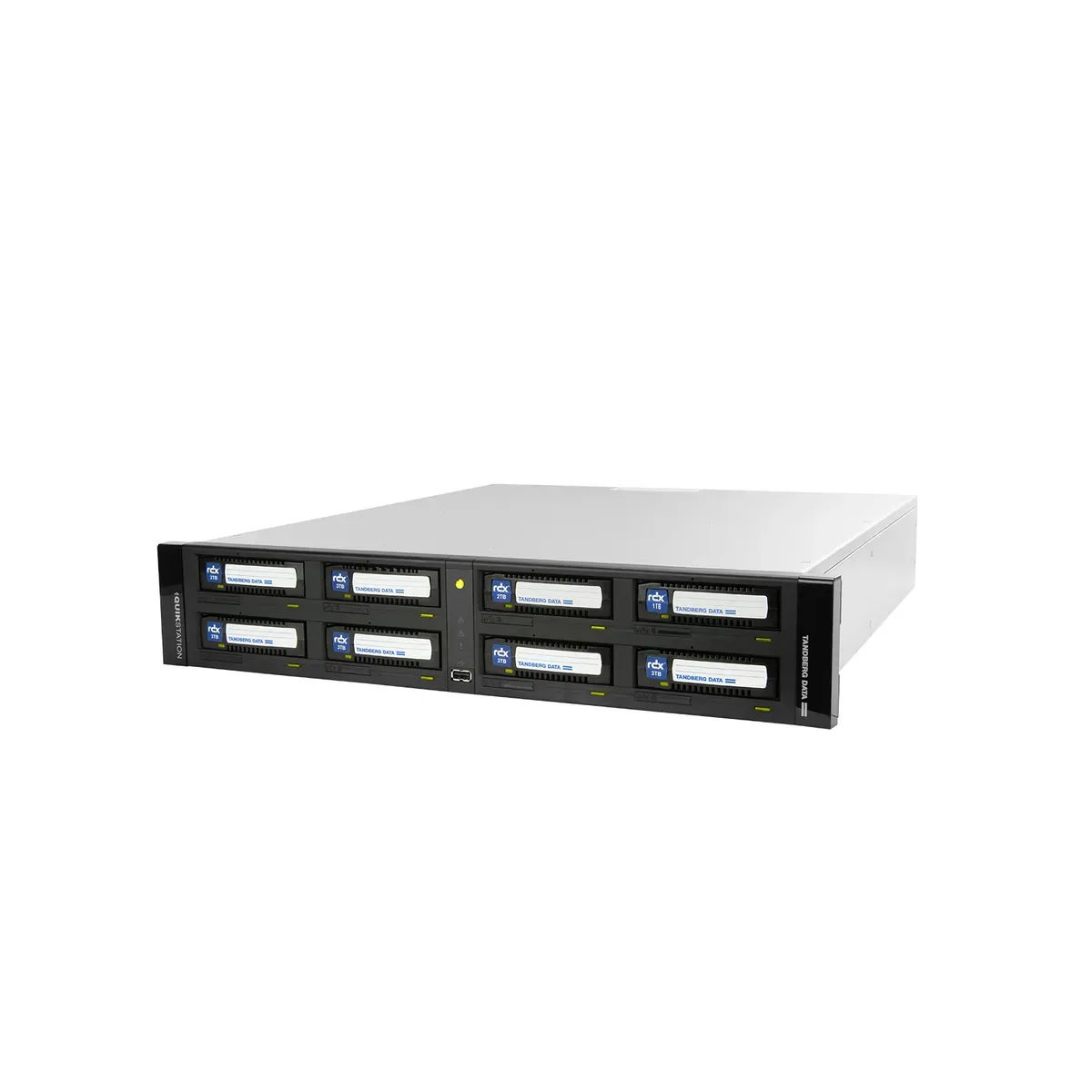 Tandberg Data O-T RDX QuikStation 8 RM, 8 baies, 2 x 10 Gb Ethernet, baie de lecteurs amovibles, rack 2U — image produit 5