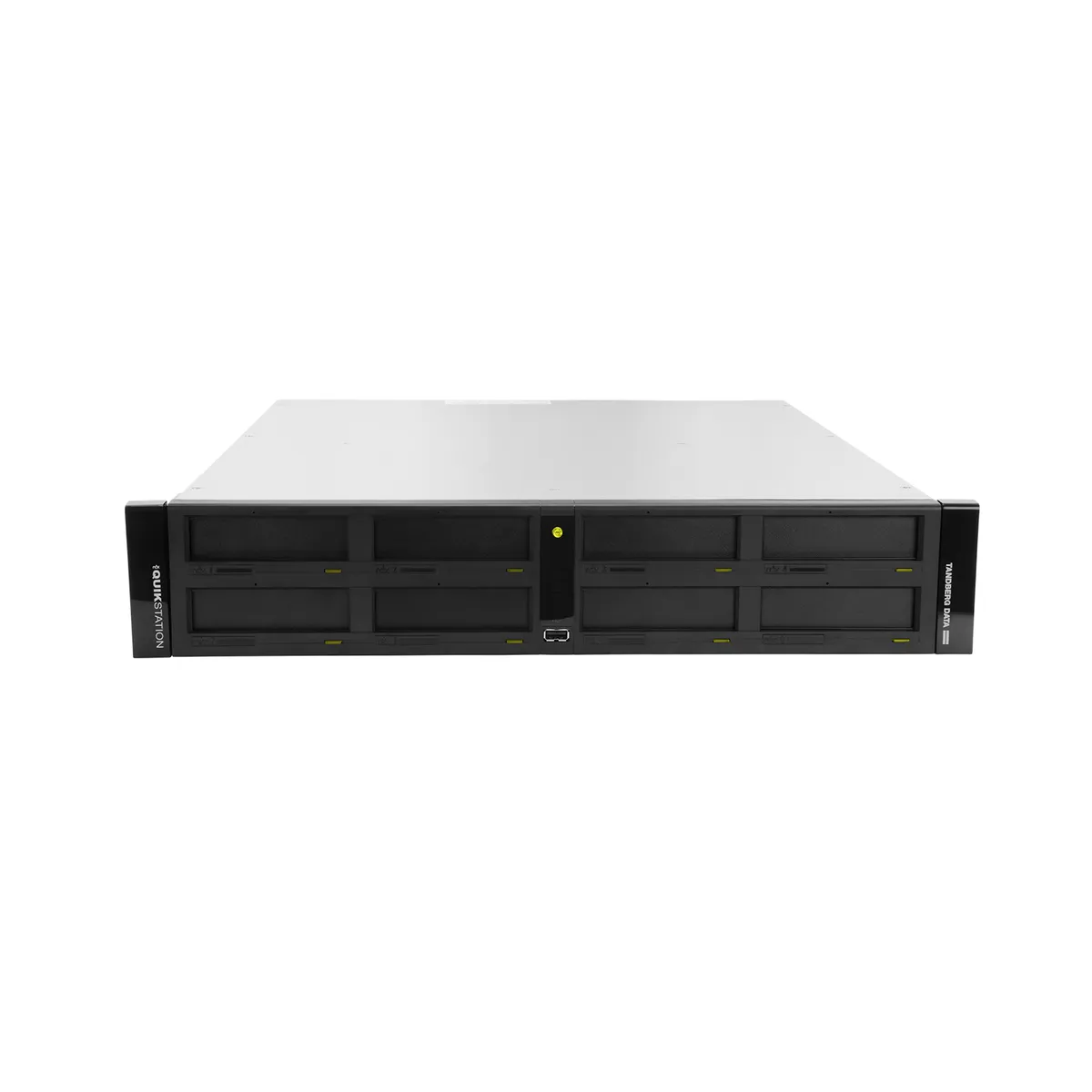 Tandberg Data O-T RDX QuikStation 8 RM, 4 baies, 2x 10 Go Ethernet, baie de lecteur amovible, montage en rack 2U