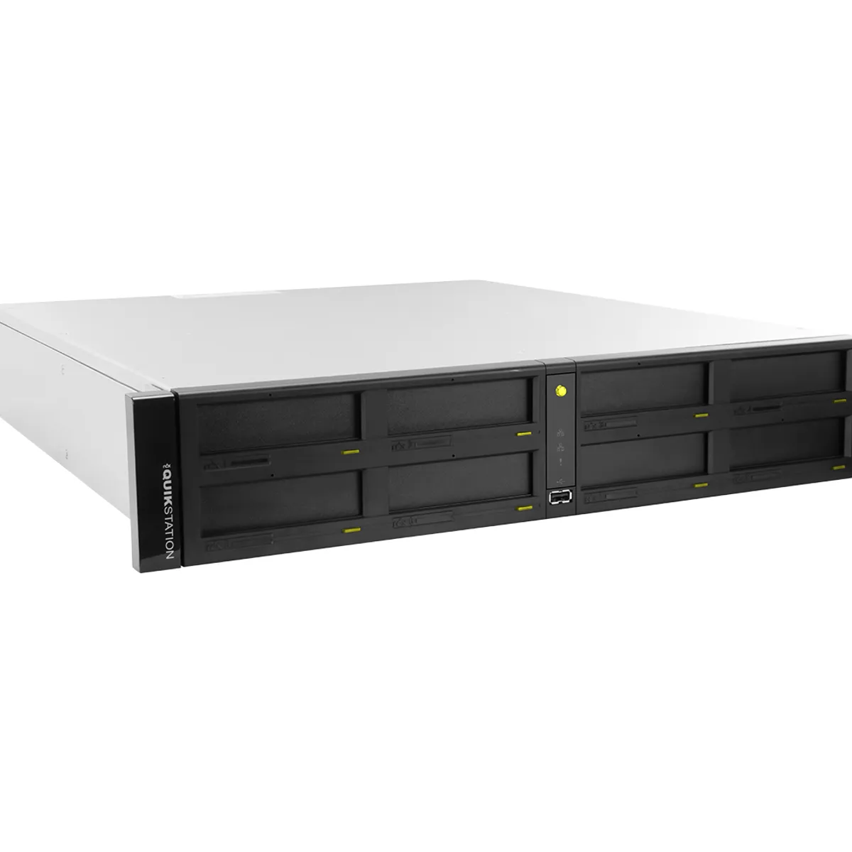 Tandberg Data O-T RDX QuikStation 8 RM, 4 baies, 2x 10 Go Ethernet, baie de lecteur amovible, montage en rack 2U — image produit 3