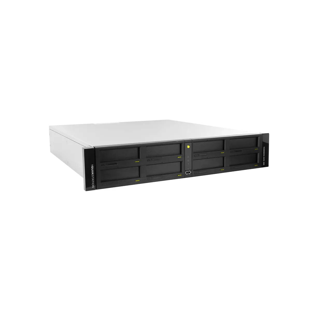 Tandberg Data O-T RDX QuikStation 8 RM, 4 baies, 2x 10 Go Ethernet, baie de lecteur amovible, montage en rack 2U — image produit 3