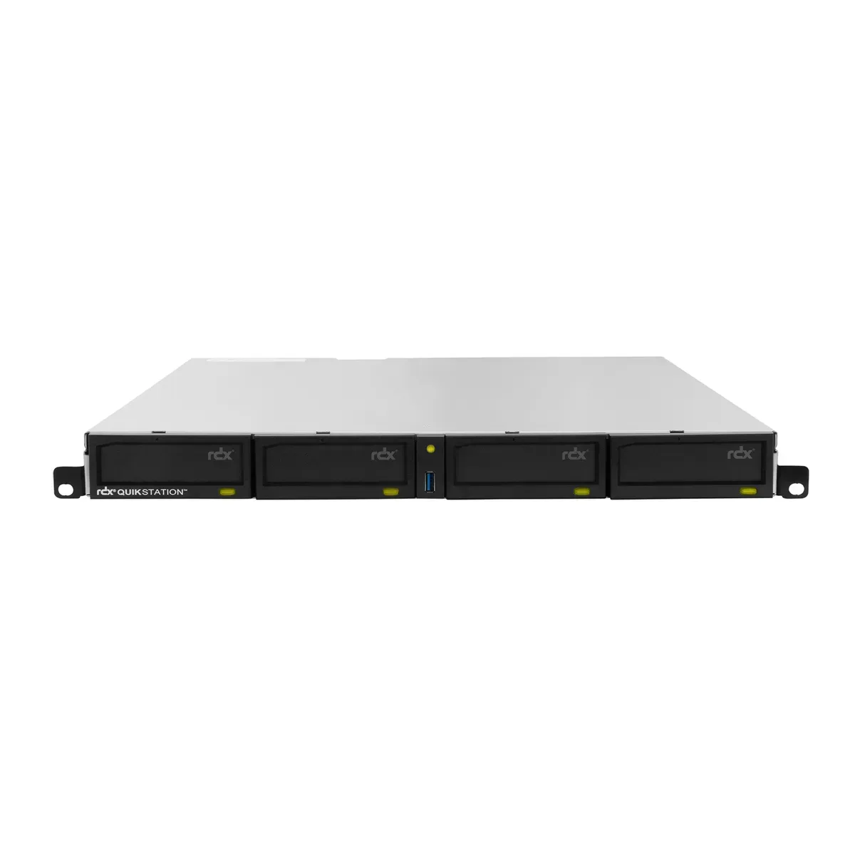Tandberg Data O-T RDX QuikStation 4 RM, 4 baies, 4 x 1 Go Ethernet, baie de lecteur amovible, montage en rack 1U