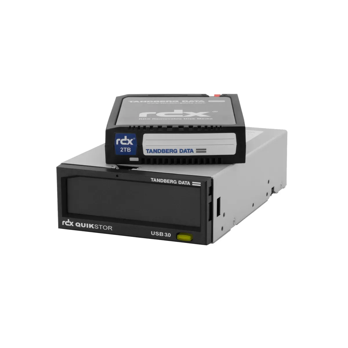 Tandberg Data O-T Lecteur interne RDX, noir, interface USB 3.0 (façade 3,5") — image produit 2